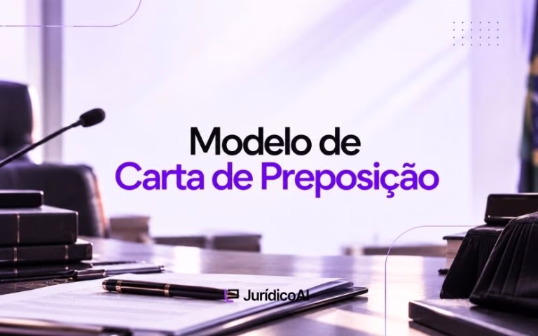 Modelo de Carta de Preposição