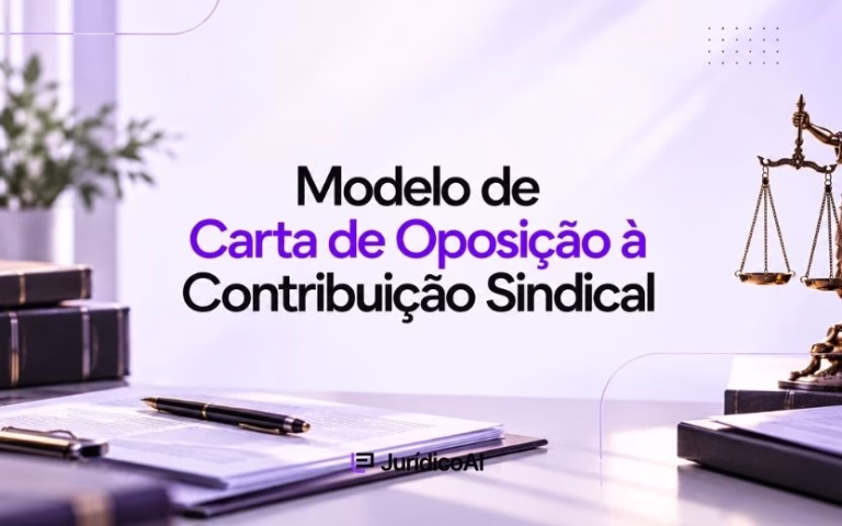 Modelo de Carta de Oposição à contribuição sindical
