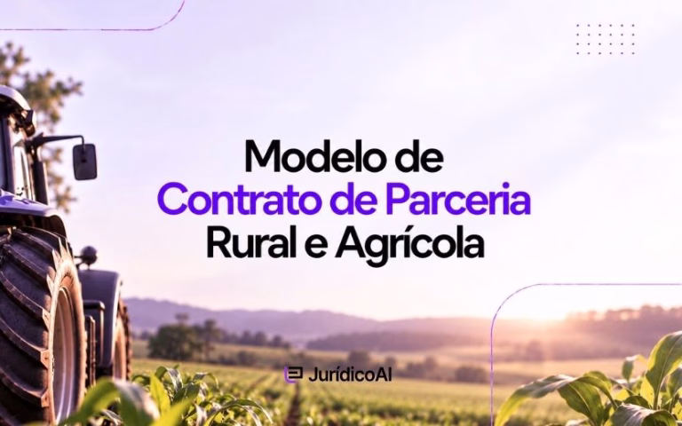 Modelo de Contrato de Parceria Rural e Agrícola