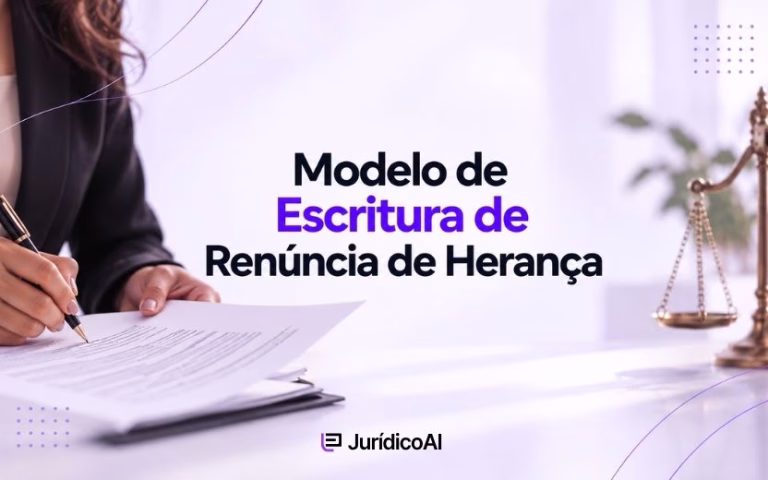Modelo de Escritura de Renúncia de Herança