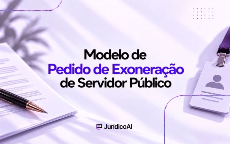 Modelo de Pedido de Exoneração de Servidor Público