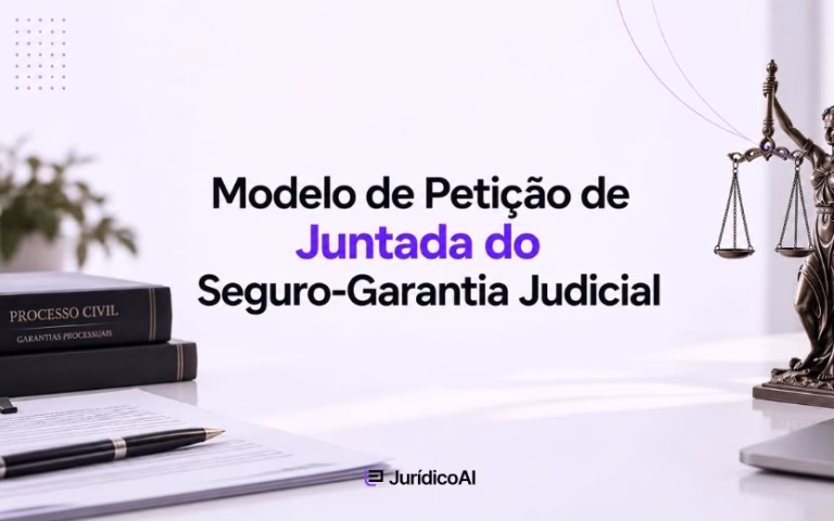 Modelo de Petição de Juntada do Seguro-Garantia Judicial para apresentação da apólice, garantia do juízo e, quando cabível, substituição da penhora.