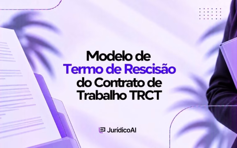 Modelo de Termo de Rescisão do Contrato de Trabalho TRCT