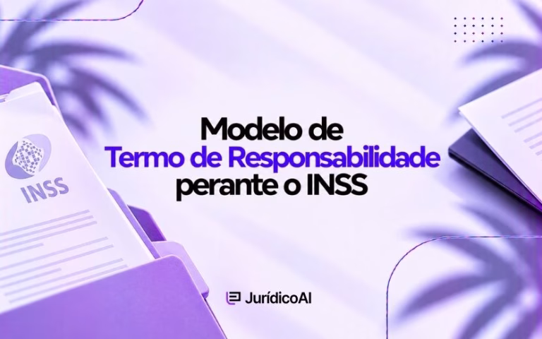 Modelo de Termo de Responsabilidade perante o INSS