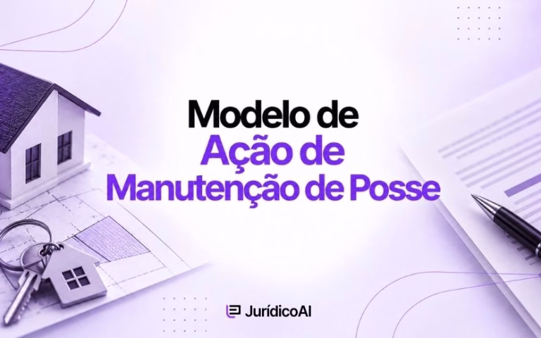 Modelo de Ação de Manutenção de Posse