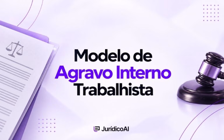 Modelo de Agravo Interno Trabalhista