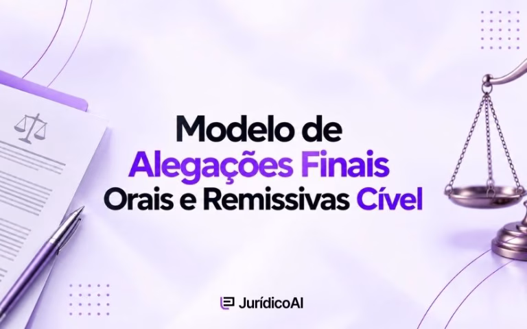 Modelo de Alegações Finais Orais e Remissivas Cível