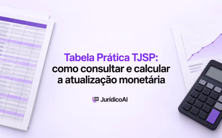 Tabela Prática TJSP: como consultar e calcular a atualização monetária